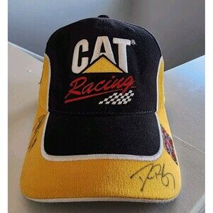 Dave Blaney & Bill Davis Autographed #22 CAT Racing 2007 NASCAR Cap / Hat